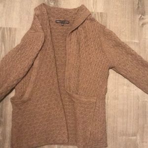 Cable net cardigan!